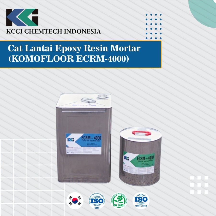 Cat Lantai Epoxy / Epoxy Resin Mortar (KOMOFLOOR ECRM-4000) 16 kg set