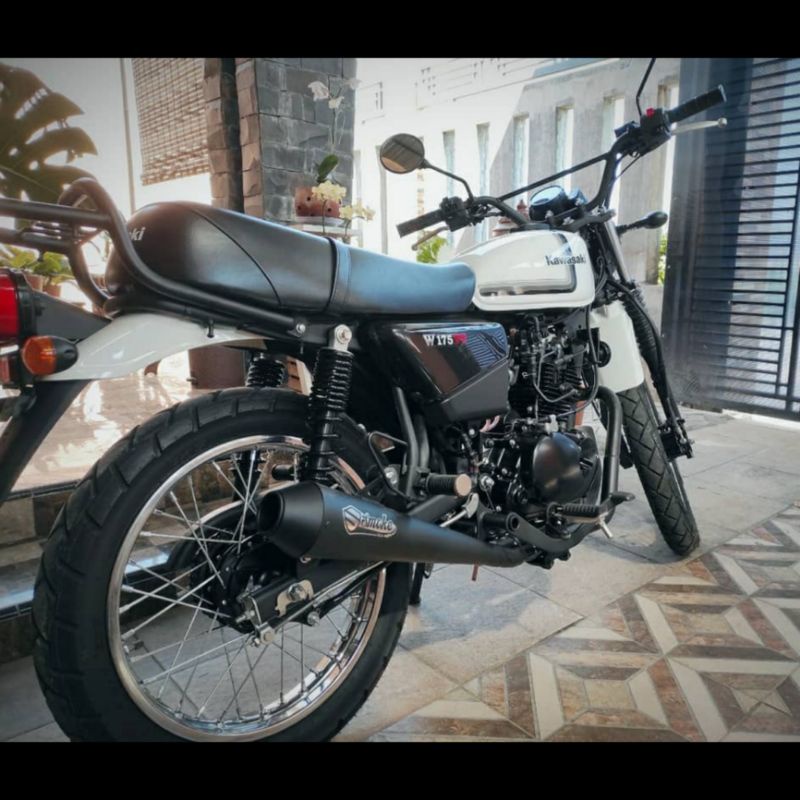 knalpot kawasaki w175tr - knalpot kawasaki w 175tr custom