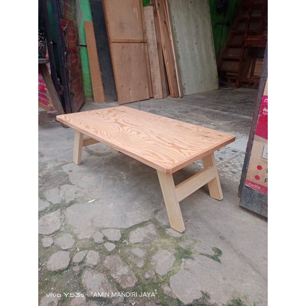 meja lesehan bisa di lipat buat warung