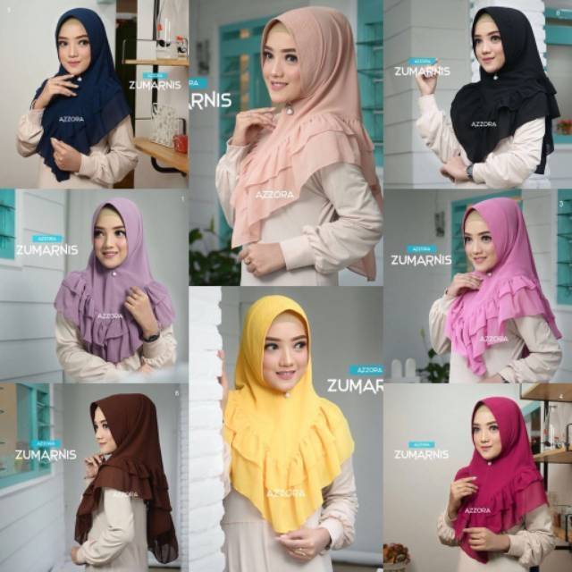 Khimar AZZORA / KHIMAR MINI REMPEL / KHIMAR REMPEL 2 LAYER