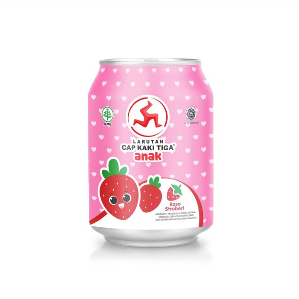 

LARUTAN CAP KAKI TIGA ANAK RASA STROBERI 250ML