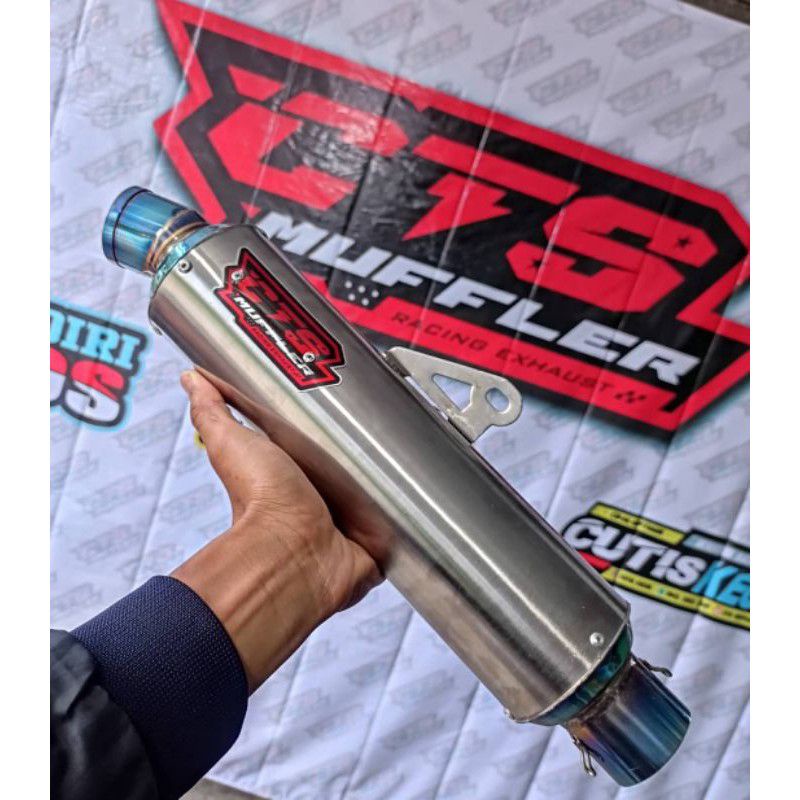 slincer knalpot cts jenong cantol blue original p30cm sarangan full bass nggandem