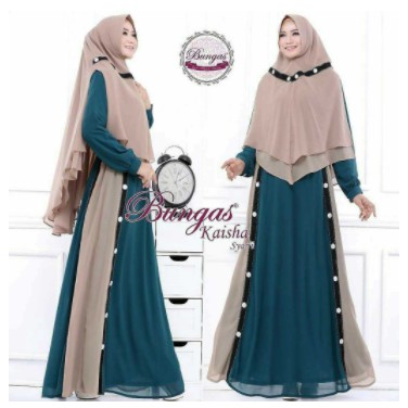 GAZA SYARI - Fashion Muslimah / Stelan baju syari / Gamis murah / Pakaian muslim