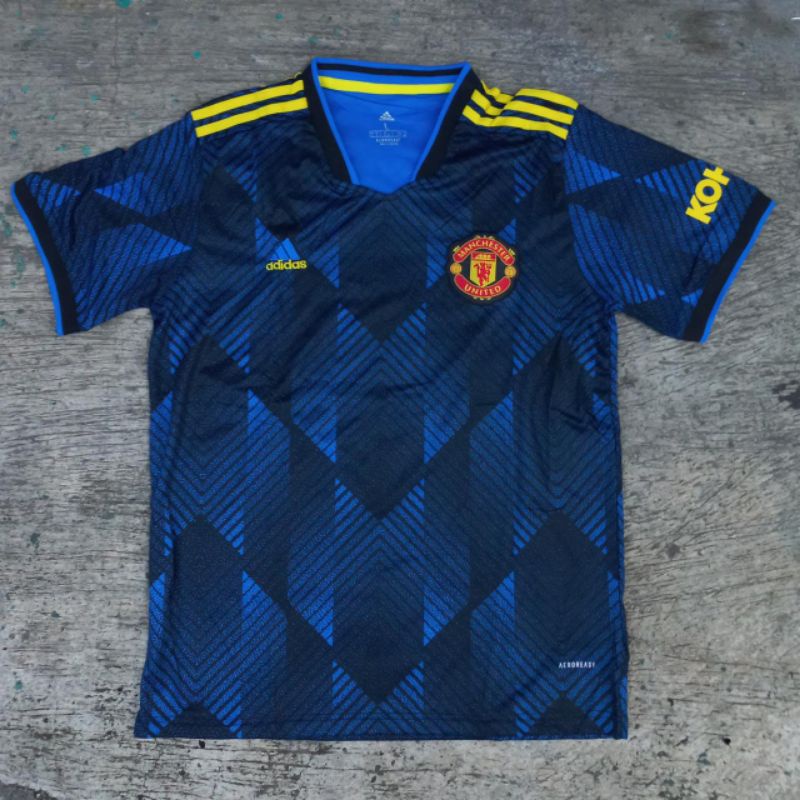 Jersey Bola Emyu MU 3rd 2021/2022 TANPA SPONSOR grade ori import