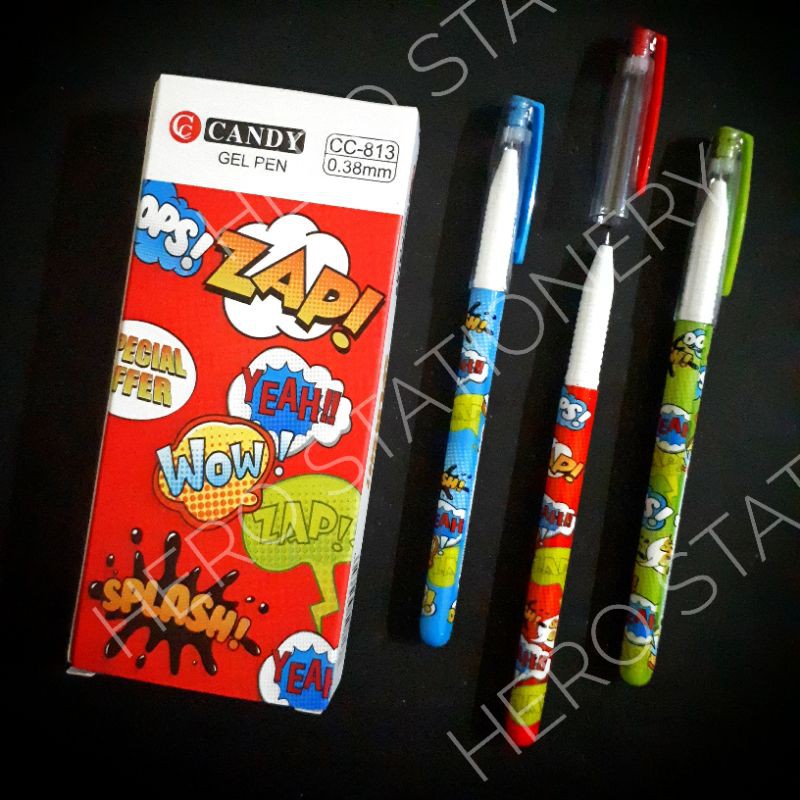 

Pen gel candy splash 0.38 mm .12 unit