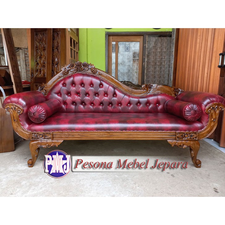 Sofa Tampar Anggur Kayu Jati Pesona Mebel Jepara