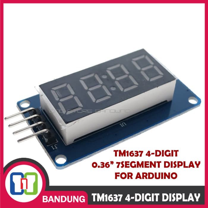 TM1637 DISPLAY MODULE FOR ARDUINO 7 SEGMENT 0.36INCH CLOCK RED 7