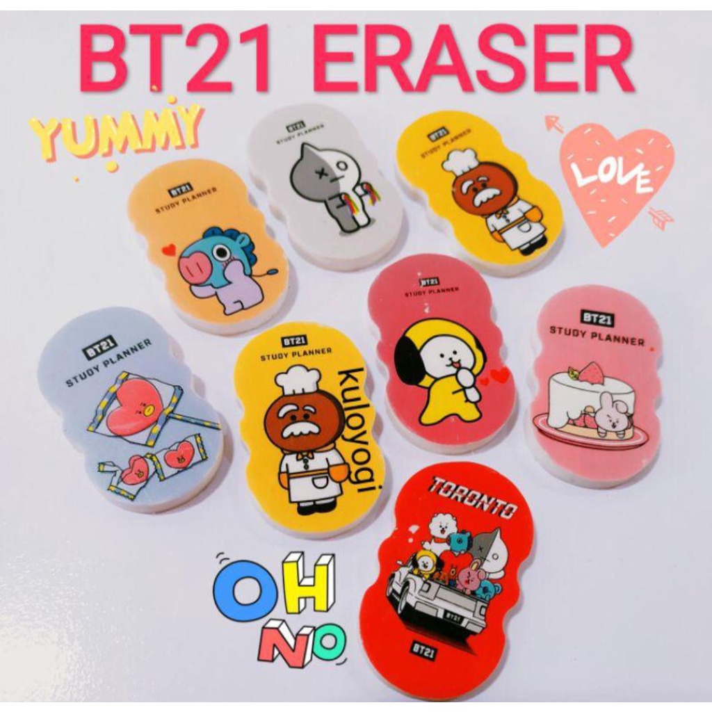 

Penghapus BT21 dapat 2pcs