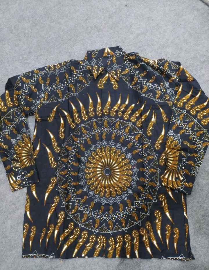Kemeja Batik Pria Lengan Panjang Big Size Jumbo M.l.xl.xxl.3xl.4xl.5xl.6xl.7xl.8xl.9xl.10xl