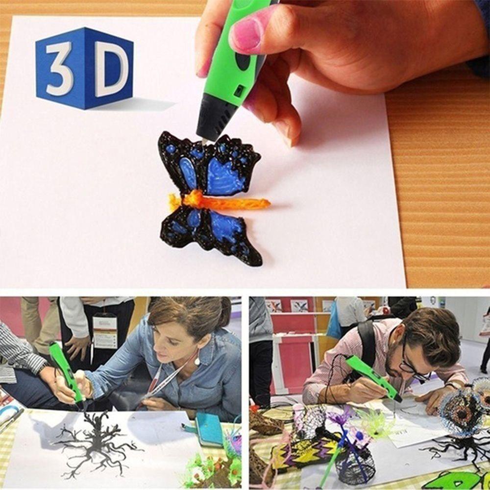 Nickolas1 Bahan Printing 3D Sekolah Pena 3D Aksesoris Stereoskopik Isi Ulang Modelling 1.75mm