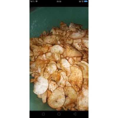 

kripik singkong pedas daun jeruk