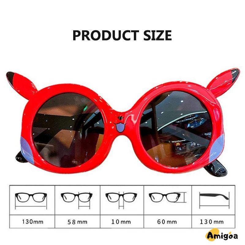 Kacamata Kartun Pikachu Kacamata Perlindungan UV Polarized Sunshade Anak-anak - AG2