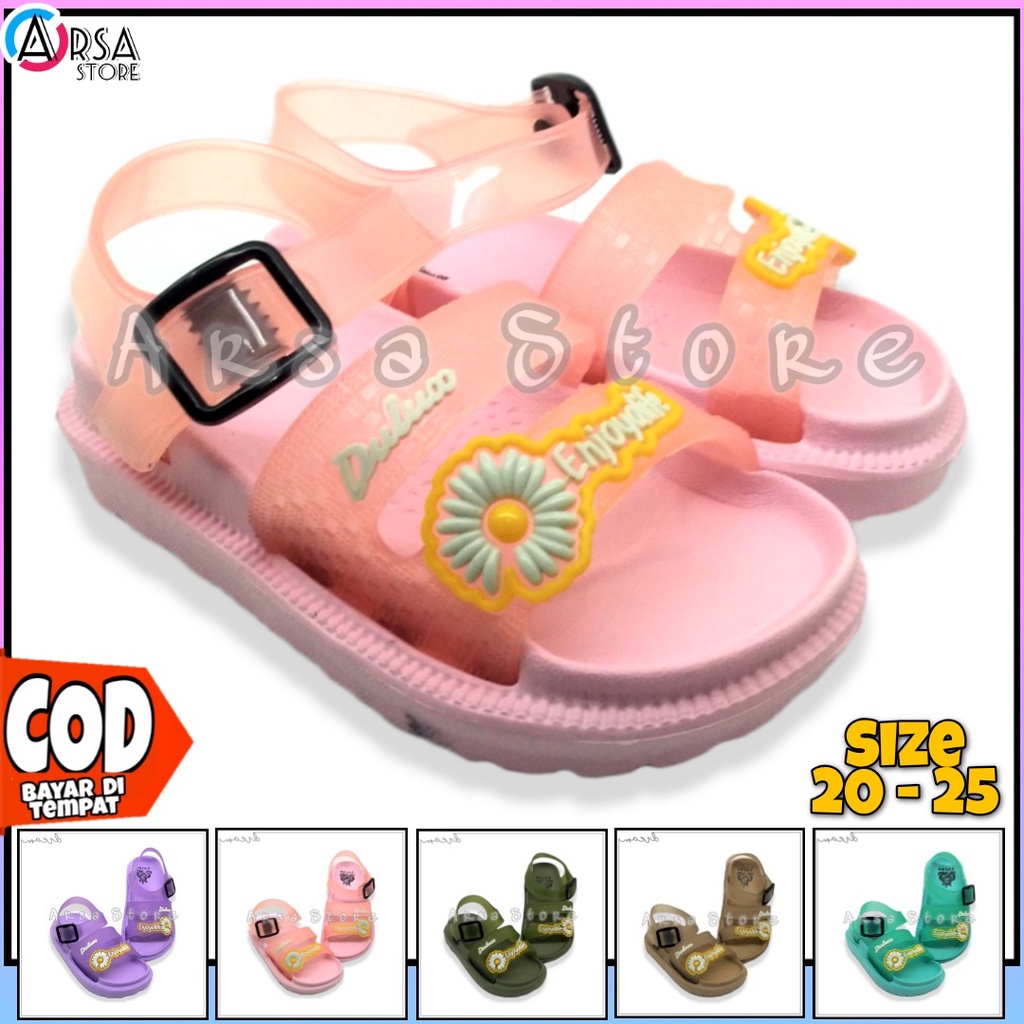 Promo Sandal Anak Baby Perempuan Terbaru / Sendal BATITA Anak Cewek Tali Belakang Umur 1 - 3 Tahun