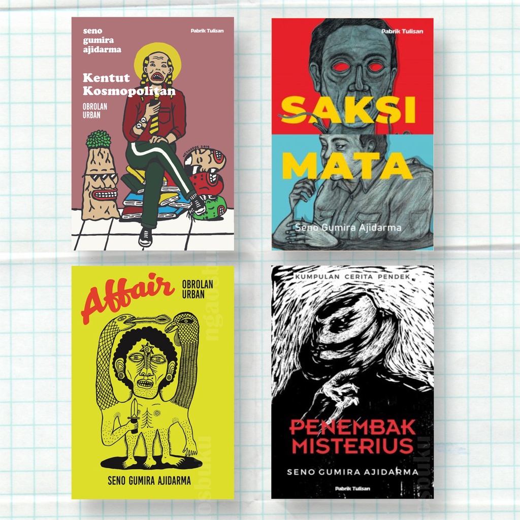 Seri Buku Seno Gumira Ajidarma - Penembak Misterius, Saksi Mata, Affair, Kentut Kosmopolitan
