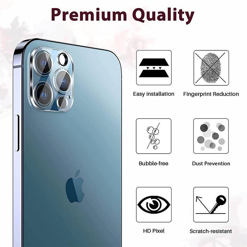 Pelindung Lensa Kamera Tempered Glass Untuk iPhone 13 12 11 Pro Max Mini X XR XS Max 7 8 6 6s Plus SE 2020 2022