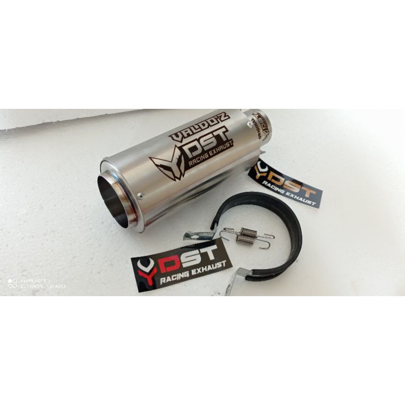 Knalpot motor original DST RACING titan knalpot racing silincer only intel 50mm-1