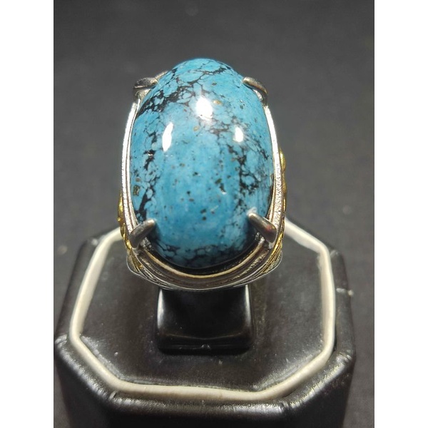 (Cod)Batu Akik Pirus Jumbo siap pakai