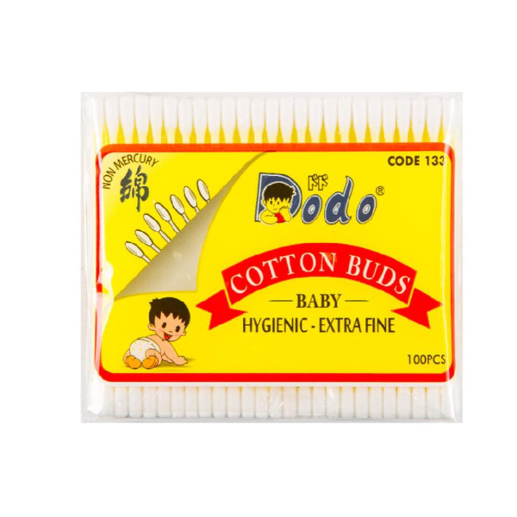 Dodo Cotton Bud Baby Kemasan Refill isi 50s / 100s / 150s