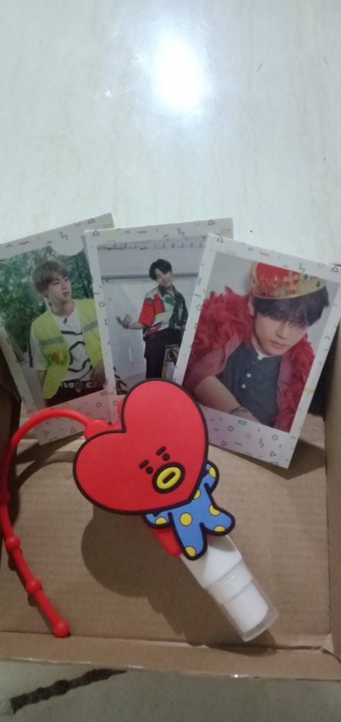 Botol Gantungan Semprot Hand Sanitizer Bt21 (bottle Spray)