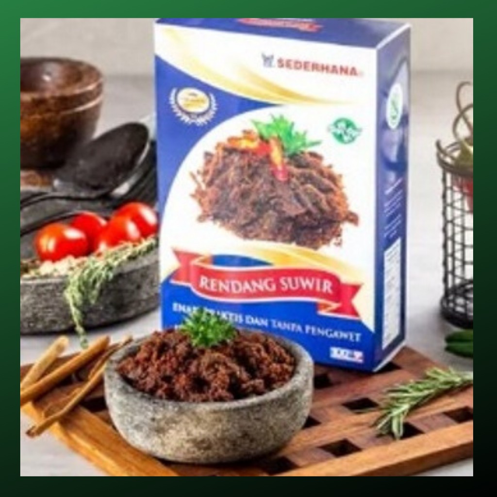 Rendang Suwir Daging Sapi RM Sederhana Halal 119101