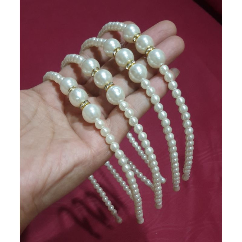 BANDO MUTIARA ALA KOREA HAIRBAND PEARL HEADBAND