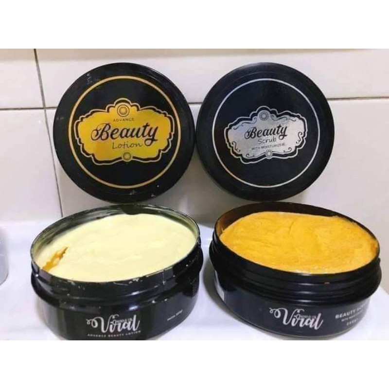 beauty lotion dan beauty scrub by RK kosmetik ori