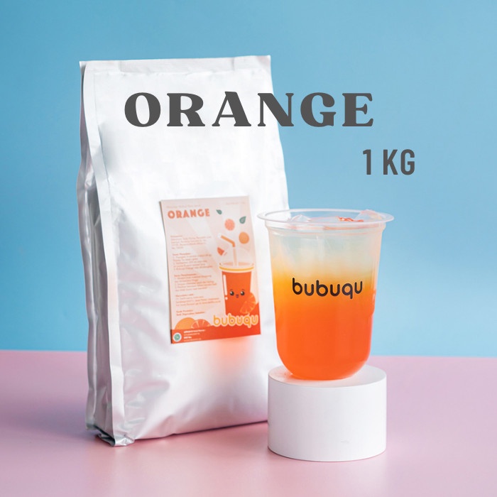 

ORANGE POWDR DRINK BUBUQU 1KG
