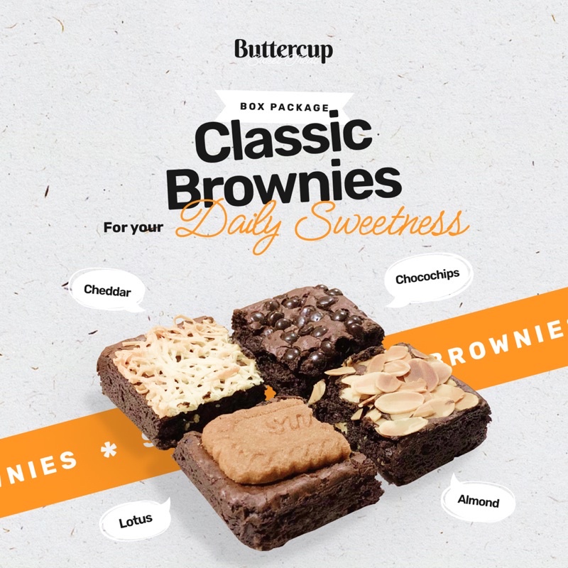 

Buttercup.lab Brownies: Box Package