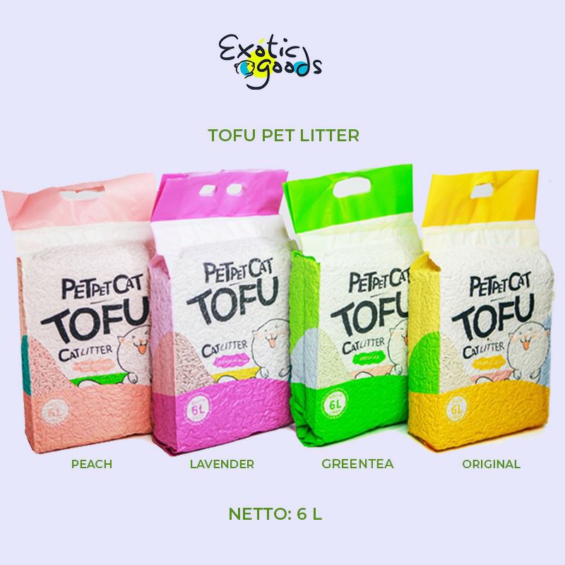 PET TOFU LITTER 6L PET LITTER TOFU PET LITTER TOFU LITTER KUCING ALAS KOTORAN KUCING CAT TOFU LITTER ALAS BEDDING HAMSTER PASIR KUCING ORGANIK SOYA CAT LITTER SOYA LITTER PASIR TOFU CLUMPING LITTER