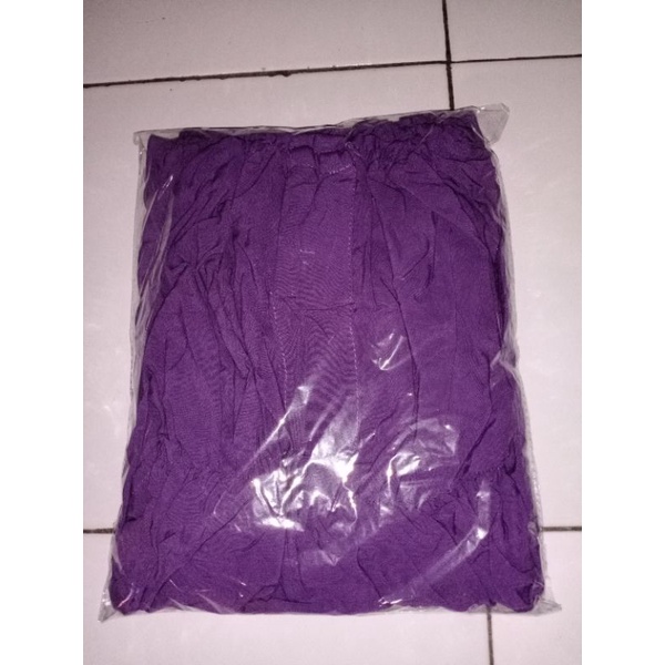 DASTER ELSA LENGAN PENDEK MURAH DASTER SERUT ELSA RAYON SEKDRES RAYON-Ds elsa polos Lilac