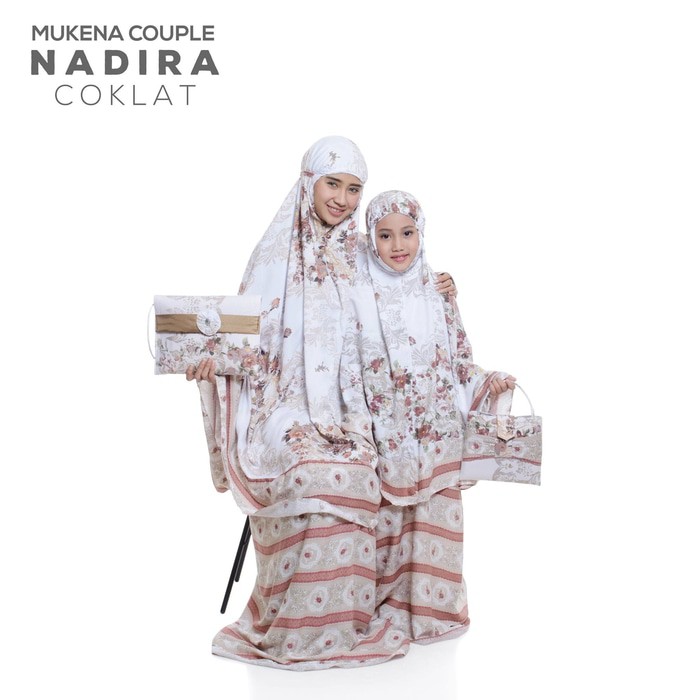 MUKENA BALI COUPLE NADIRA TSP SEPASANG IBU DAN ANAK  Kd1289