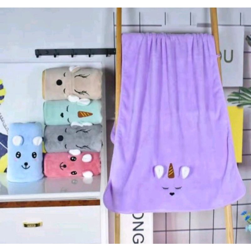 HANDUK BAYI MICROFIBER BONEKA / HANDUK ANAK / HANDUK MURAH / HANDUK QUICKDRY-7