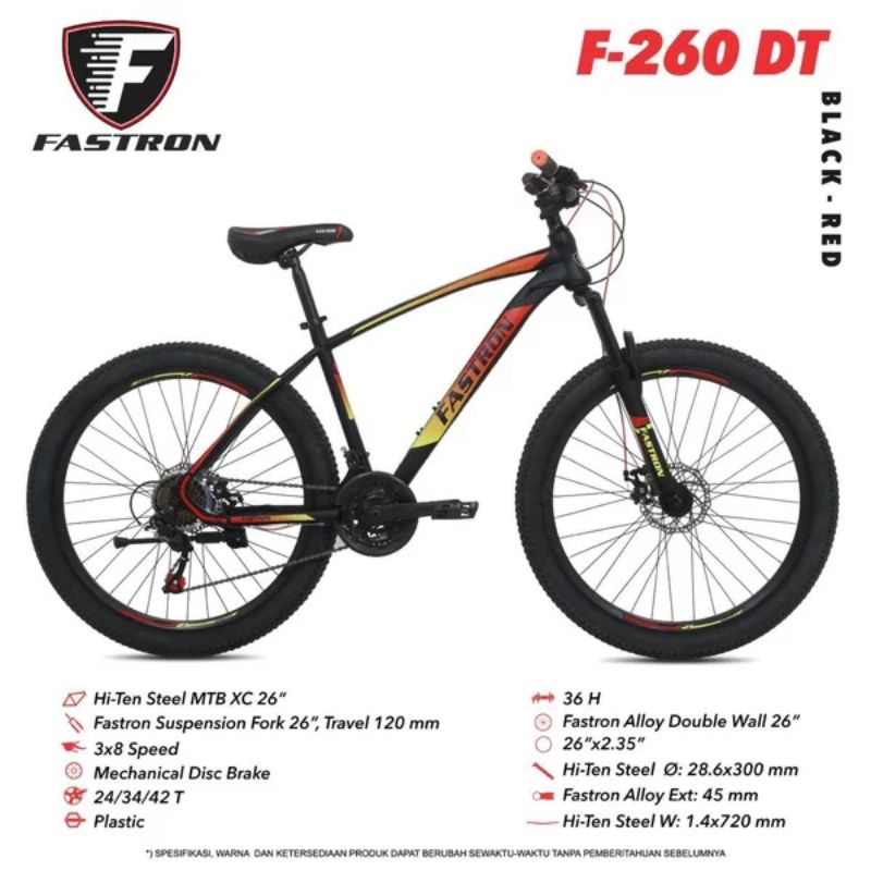 MTB 26 inch Fastron F260 F-260 DT