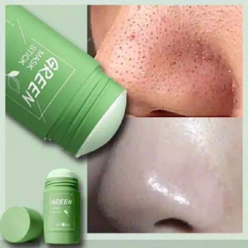 MASKER KOMEDO VIRAL MEIDIAN GREEN STICK MASK MASKER GREEN TEA KOMEDO JERAWAT