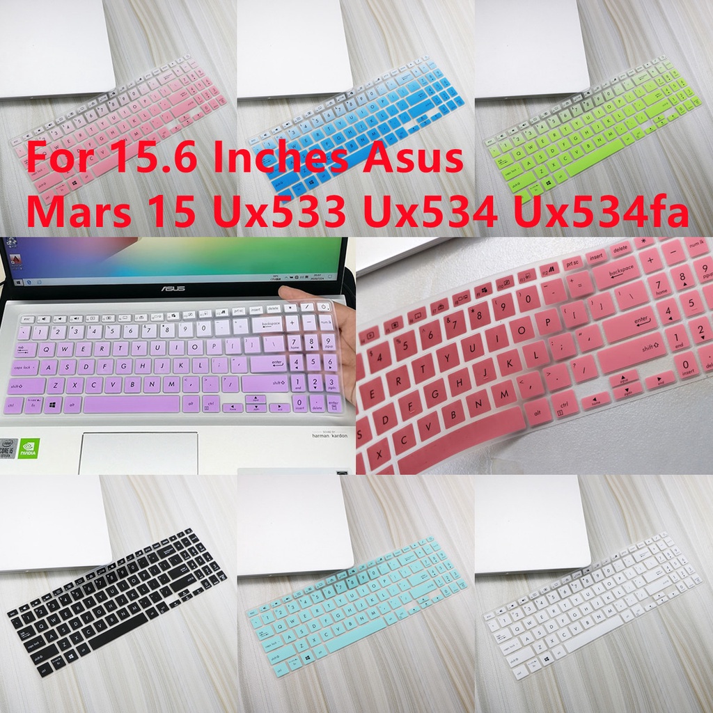 Cover Pelindung Keyboard Bahan Silikon Ultra Tipis Untuk Asus Mars 15 Ux563fd S531 S532 S532fl 15.6 Inch