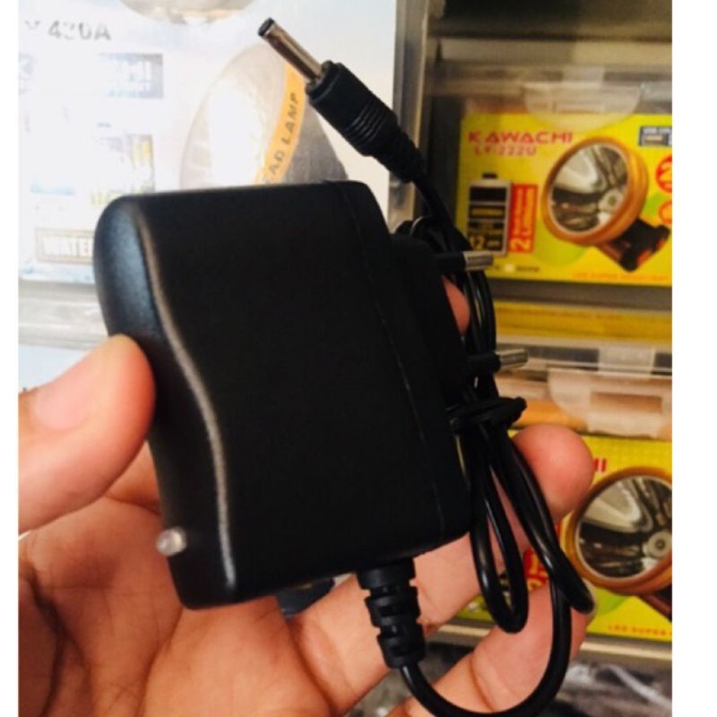 Adaptor Charger Cas Casan Senter Kepala