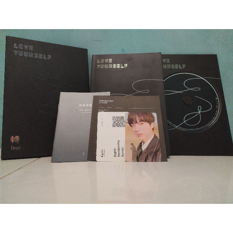 BTS ALBUM LOVE YOURSELF TEARS VERSI Y PRELOVED / ALBUM BEKAS