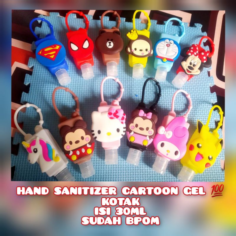 (Edisi 2) HAND SANITIZER KARAKTER | Holder Hand Sanitizer Gantung Gel 30ML