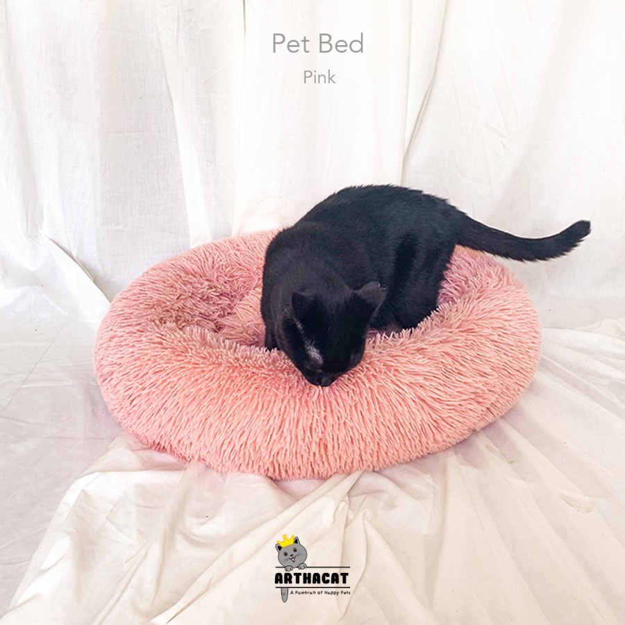 Pet Bed - Kasur Anjing dan Kucing Lembut Arthacat - Pink