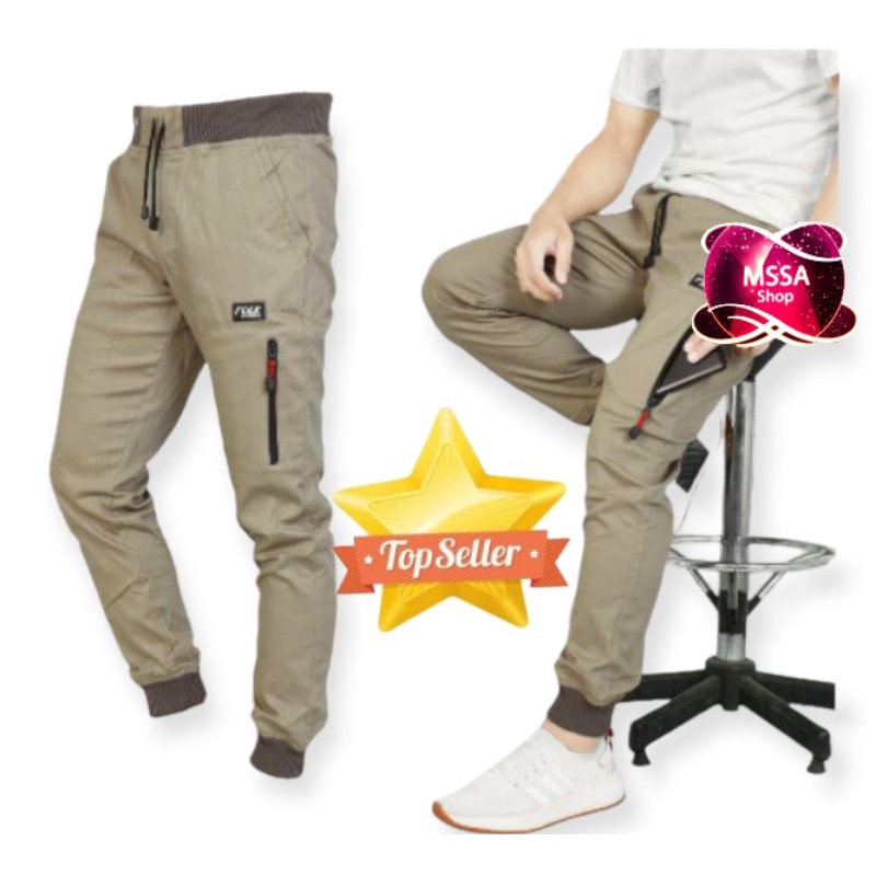 Promo Outfit Celana Panjang Jogger Chinos Pria Wanita Terbaru PREMIUM QUALITY cod