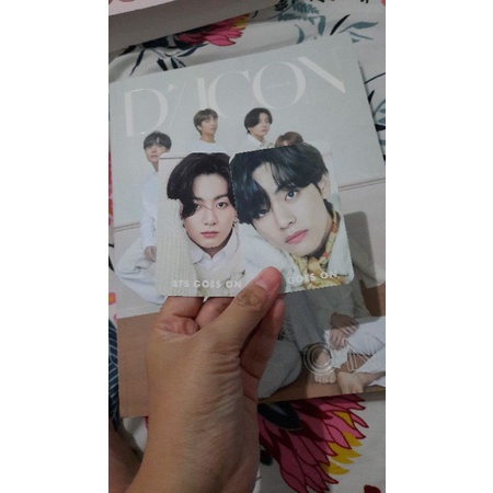photocard dicon japan special edition taehyung dan jungkook