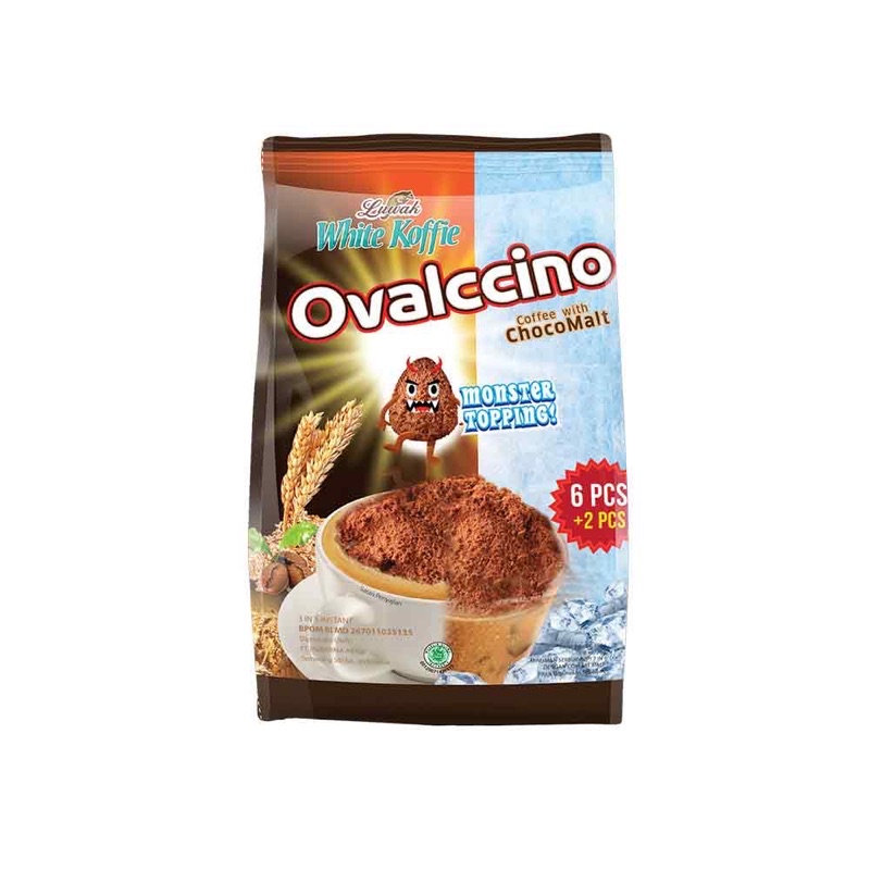 

Kopi Luwak White Koffie Ovalcino Bag 6+2x25gr