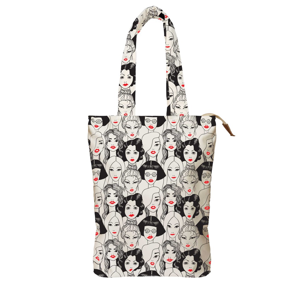 Tote Bag Kanvas Lips