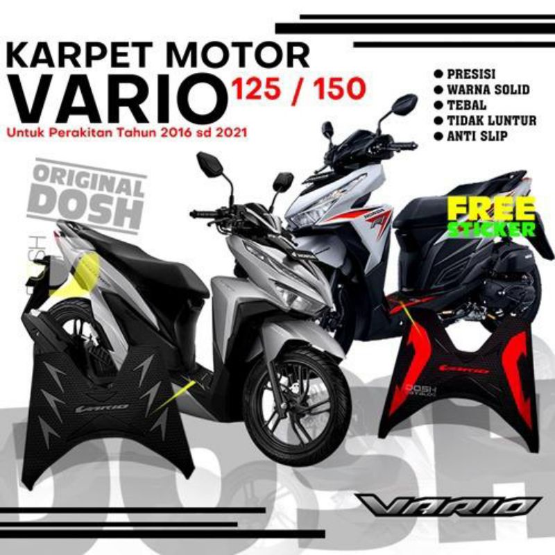 Karpet vario 125 / karpet vario 160 / karpet vario 150 / BOARD FOOTREST VARIO / karpet motor vario 1