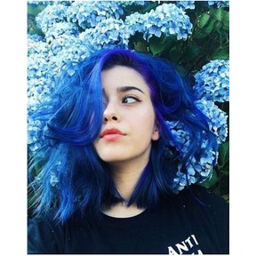 COLORE FRESCO - COBALT color cream cat pewarna rambut neon blue biru