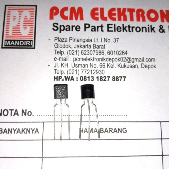 C2878 2Sc2878 2 Sc 2878 Tr Transistor To92 To-92 Pcmelebik54 Diminati Banget