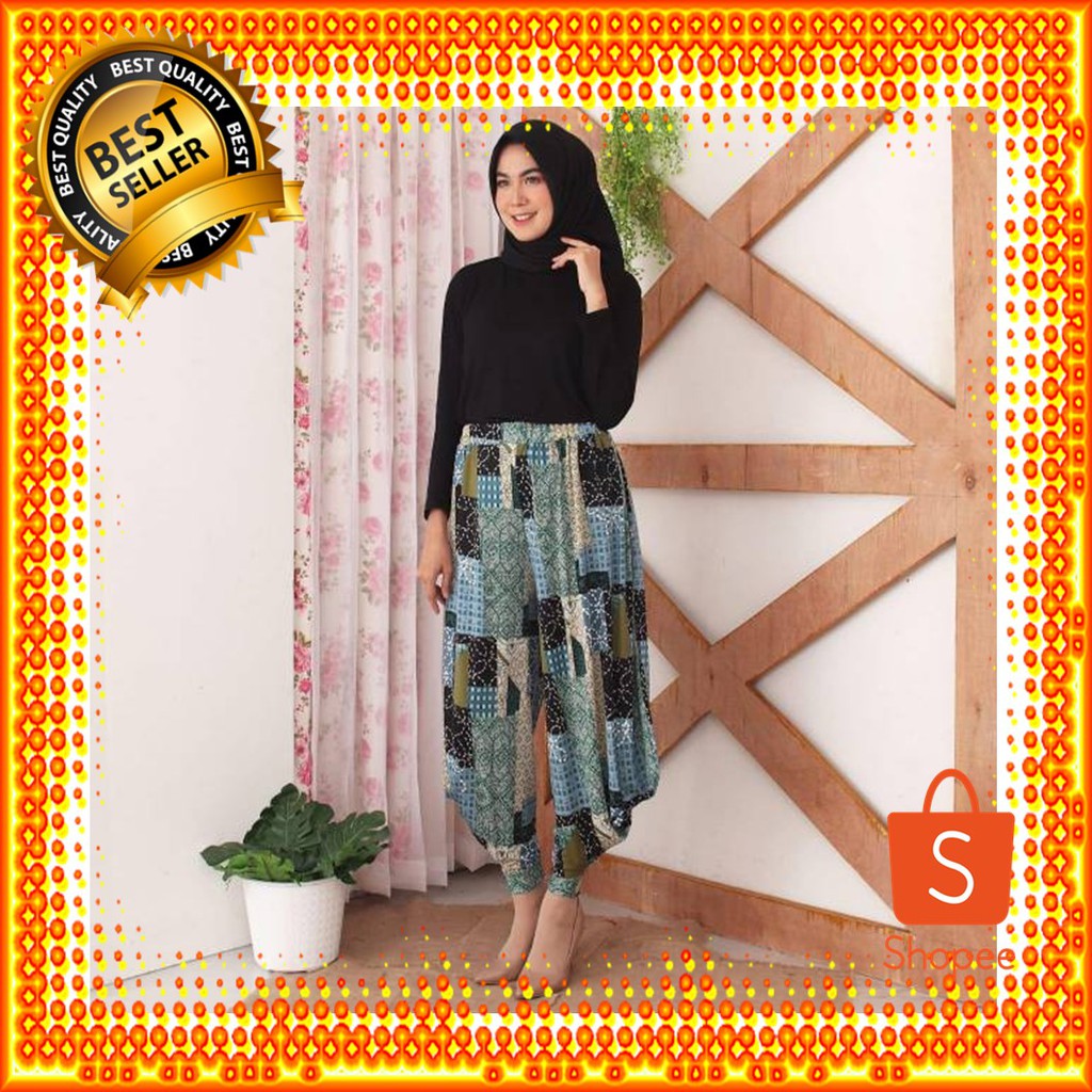 NEW Celana Aladin Celana Panjang Wanita Bahan Jersey Korea 7200