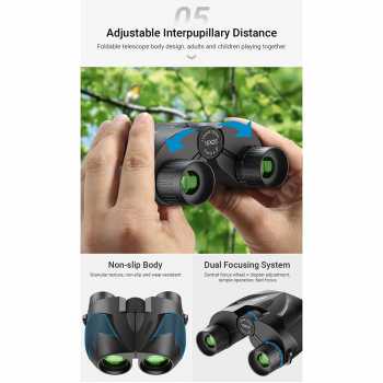 Teropong Binoculars HD Zoom 10x25 Teropong Outdoor Lipat Compact Zoom 10x25