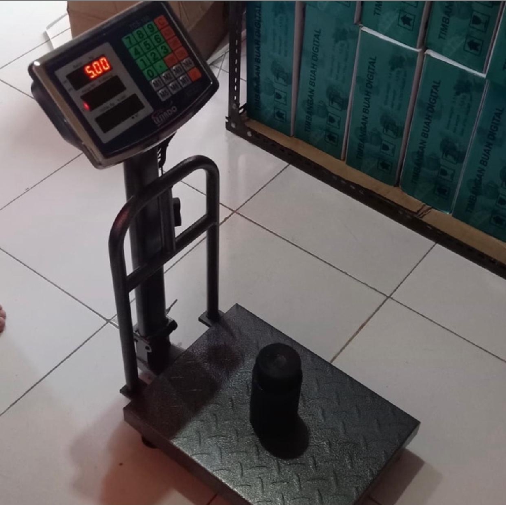 DPP - 150kg Timbangan duduk digital Dengan pagar pembatas 150 kg Dua sisi Layar tampilan