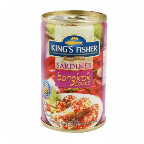 

King's Fisher Sarden dalam Sambal Bangkok 425 gr